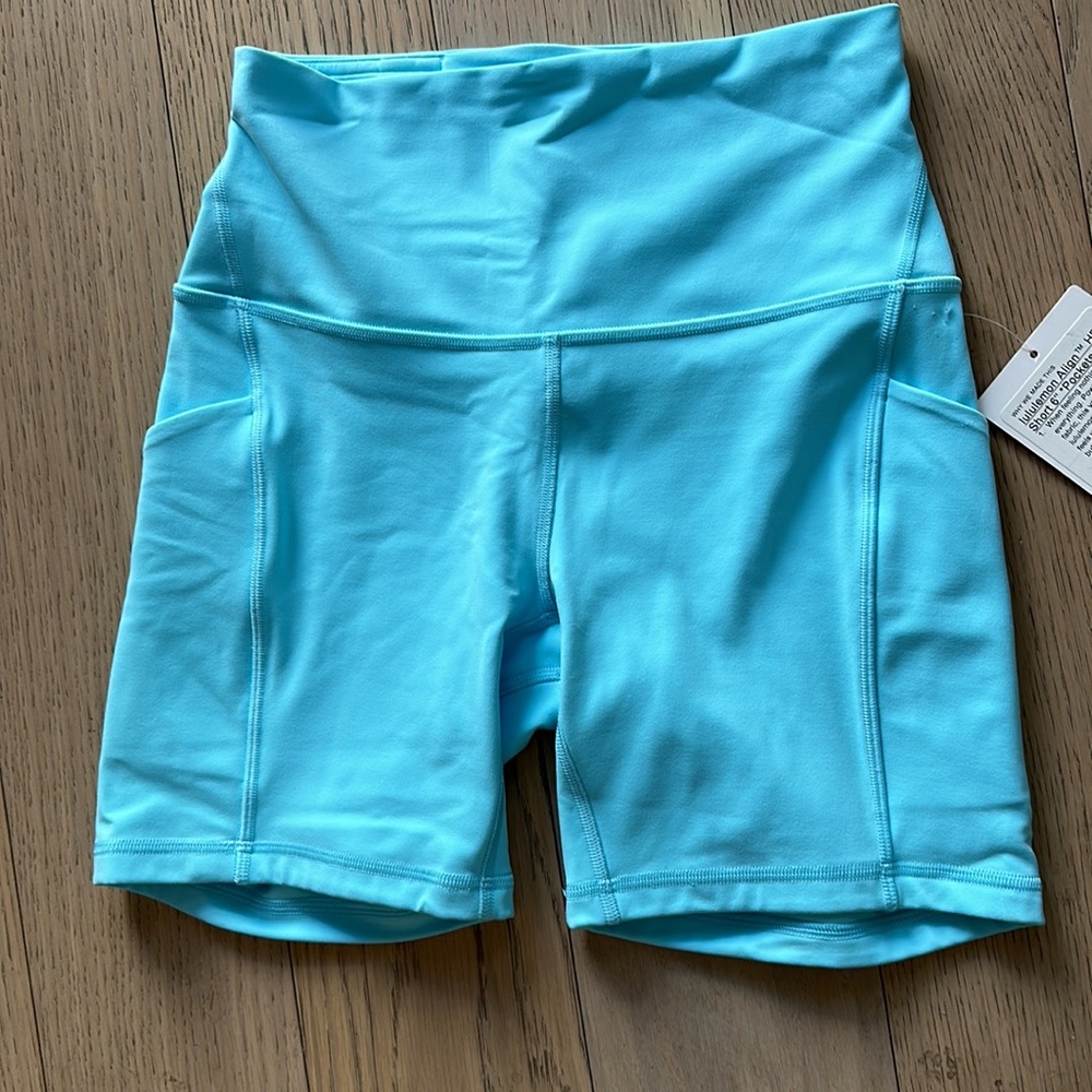 Lululemon Align High-Rise Short with Pockets 6"